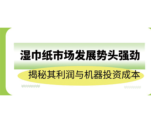 濕巾紙市場發展勢頭強勁，揭秘其利潤與機器投資成本